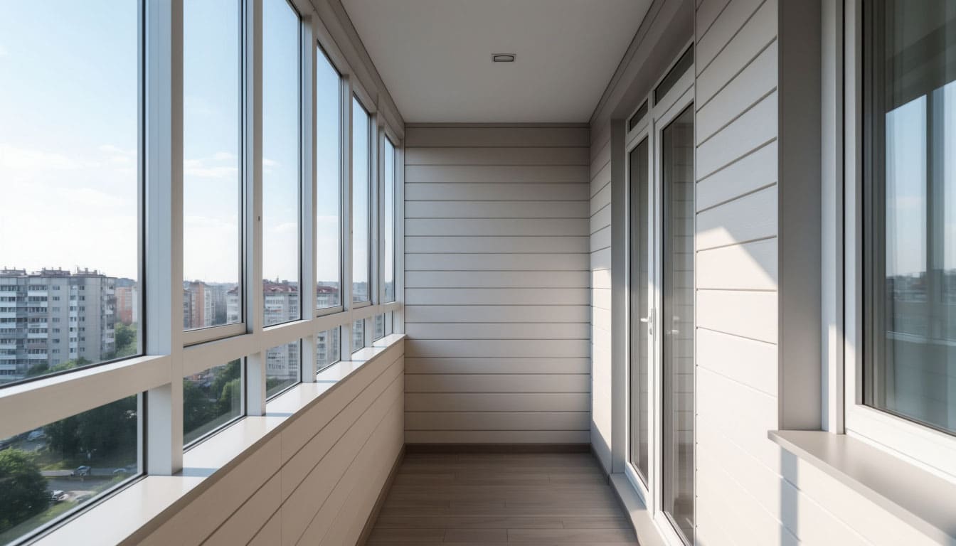 Внутренняя отделка балкона