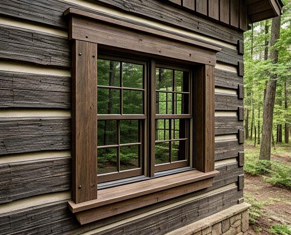 Монтаж ПВХ окон в деревянном доме